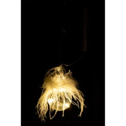 Boule De Noël Led "Ange & Plume" 16cm Transparent 5 Boule De Noël Led "Ange & Plume" 16cm Transparent -Homcom Boutique 5415203975058 3