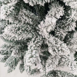 Arbre De Noël Helsinki 150x80cm Blanc Neige 7H SEVEN HOUSE