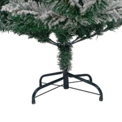 Arbre De Noël Helsinki 150x80cm Blanc Neige 7H SEVEN HOUSE -Homcom Boutique 8429160121127 3