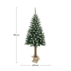 Arbre De Noël Alps Snowy Vert 150x70cm 7house -Homcom Boutique 8429160121196 4