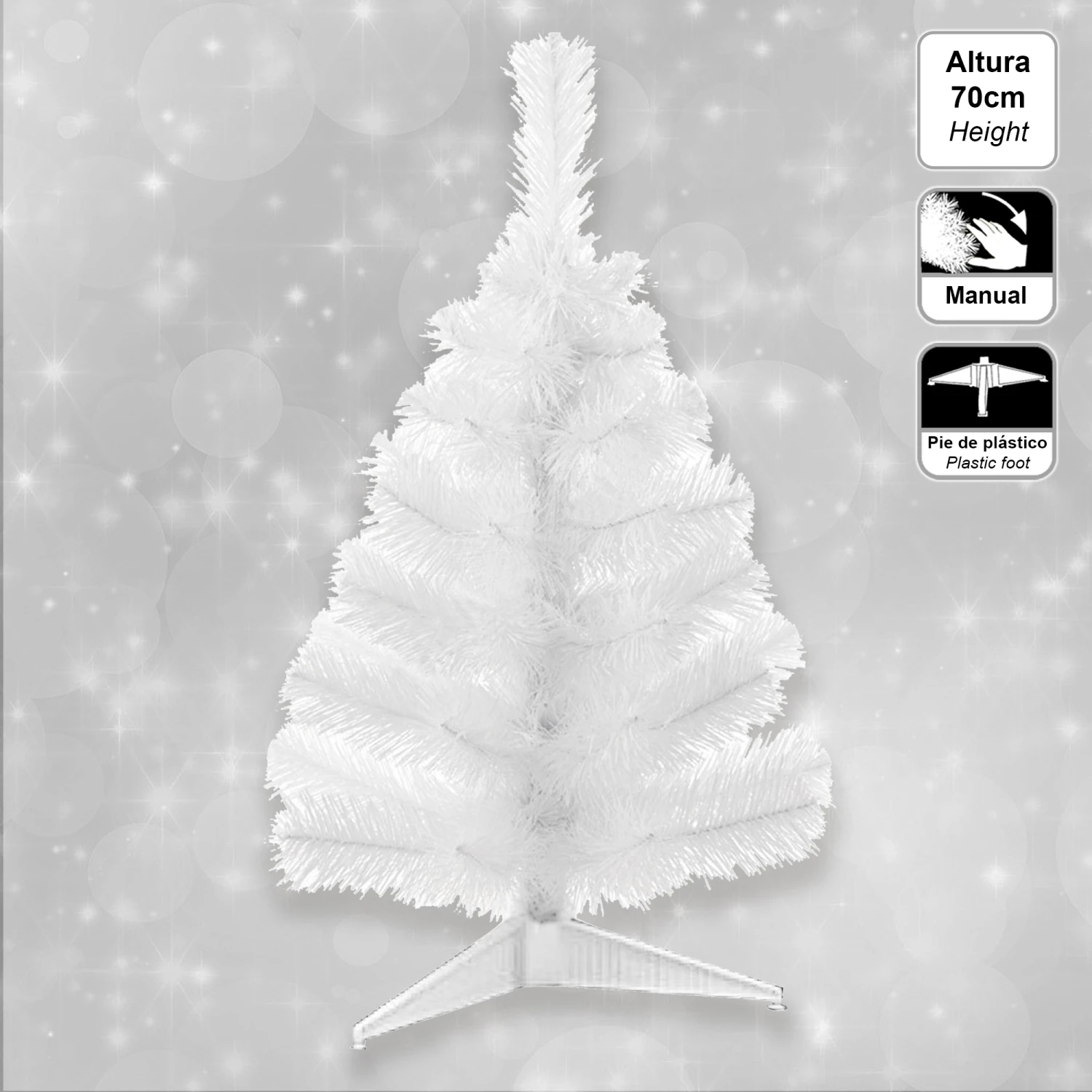 Pack Décoration De Noël : Sapin Blanc 70 Cm Avec Socle + 6 Boules De Noël Rayées Blanches Et Rouges + étoile Huppée Rouge + Guirlande De Guirlandes B 1 Pack Décoration De Noël : Sapin Blanc 70 Cm Avec Socle + 6 Boules De Noël Rayées Blanches Et Rouges + étoile Huppée Rouge + Guirlande De Guirlandes B