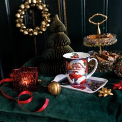 Tasse En Porcelaine Fine - Père Noël