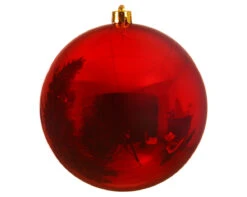 Boule De Noël Rouge ø 25 Cm