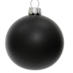 Boule De Noël Noir Mat Ø6
