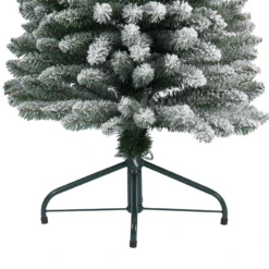 Sapin De Noël Pensil Pin Recouvert De Neige Ø 60 X H 210 Cm -Homcom Boutique 8718533661392 3