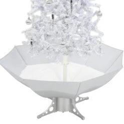 VidaXL Arbre De Noël Neigeux Avec Base De Parapluie Blanc 170 Cm -Homcom Boutique 8719883661964 6