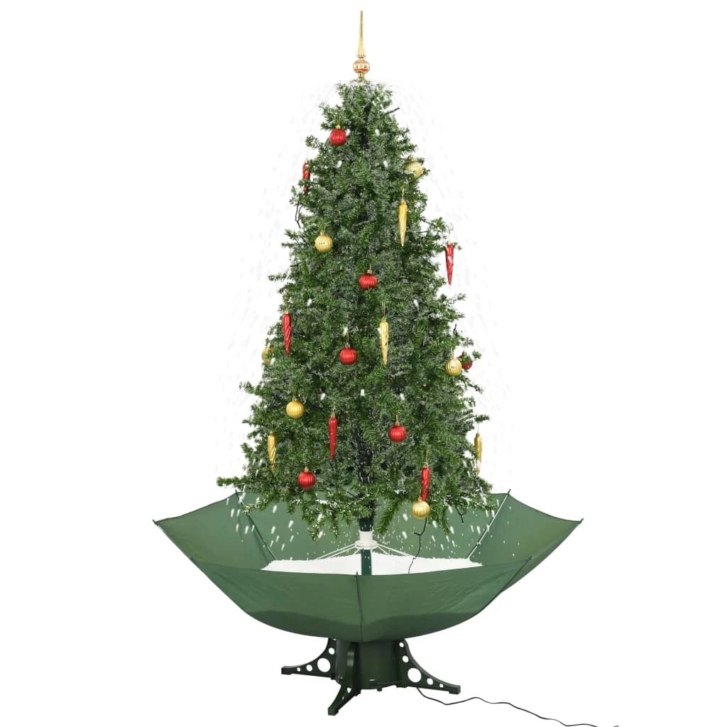 VidaXL Arbre De Noël Neigeux Avec Base De Parapluie Vert 190 Cm 2 VidaXL Arbre De Noël Neigeux Avec Base De Parapluie Vert 190 Cm – Image 2