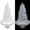 VidaXL Arbre De Noël Neigeux Avec Base De Parapluie Blanc 190 Cm