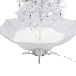 VidaXL Arbre De Noël Neigeux Avec Base De Parapluie Blanc 190 Cm -Homcom Boutique 8719883661988 7