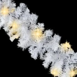 VidaXL Guirlande De Noël Avec Lumières LED 10 M Blanc 10 VidaXL Guirlande De Noël Avec Lumières LED 10 M Blanc -Homcom Boutique 8719883668086 5