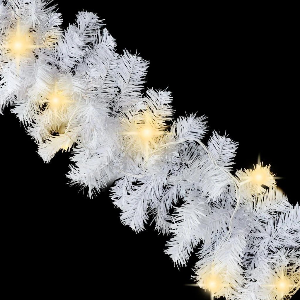 VidaXL Guirlande De Noël Avec Lumières LED 10 M Blanc 5 VidaXL Guirlande De Noël Avec Lumières LED 10 M Blanc – Image 5