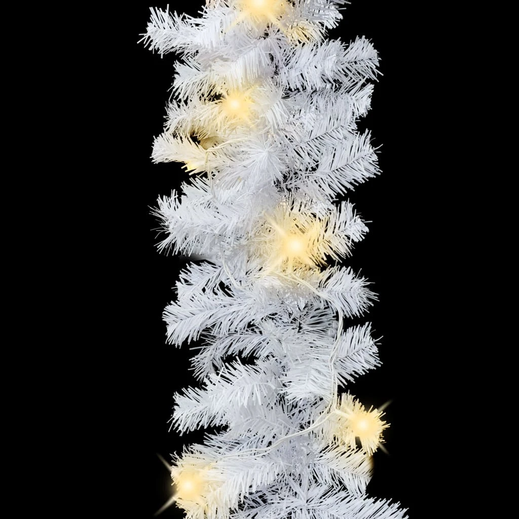VidaXL Guirlande De Noël Avec Lumières LED 10 M Blanc 6 VidaXL Guirlande De Noël Avec Lumières LED 10 M Blanc – Image 6