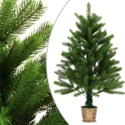 VidaXL Arbre De Noël Artificiel Aiguilles Réalistes 90 Cm Vert