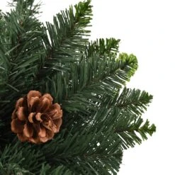 VidaXL Arbre De Noël Artificiel Avec LED Et Boules Vert 210 Cm -Homcom Boutique 8719883680606 3