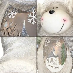 Figurine De Renne Avec éclairage LED 53 Cm Décoration Ornement D'intérieur Noël -Homcom Boutique 8719987972782 4