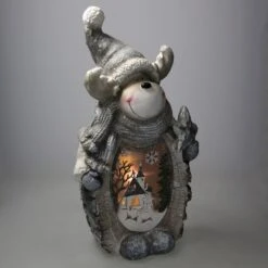 Figurine De Renne Avec éclairage LED 53 Cm Décoration Ornement D'intérieur Noël -Homcom Boutique 8719987972782 5