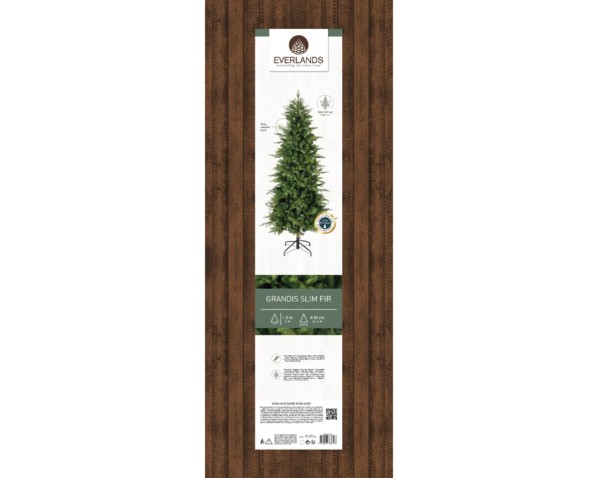 Sapin De Noël Grandis Slim H 150 X ø 80 Cm 1 Sapin De Noël Grandis Slim H 150 X ø 80 Cm
