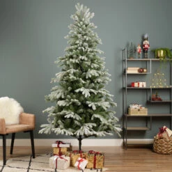 Sapin De Noël Givré Sunndal H 210 X ø 120 Cm 9 Sapin De Noël Givré Sunndal H 210 X ø 120 Cm -Homcom Boutique 8720093388893 5