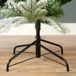 Sapin De Noël Givré Sunndal H 240 X ø 135 Cm -Homcom Boutique 8720093388909 4