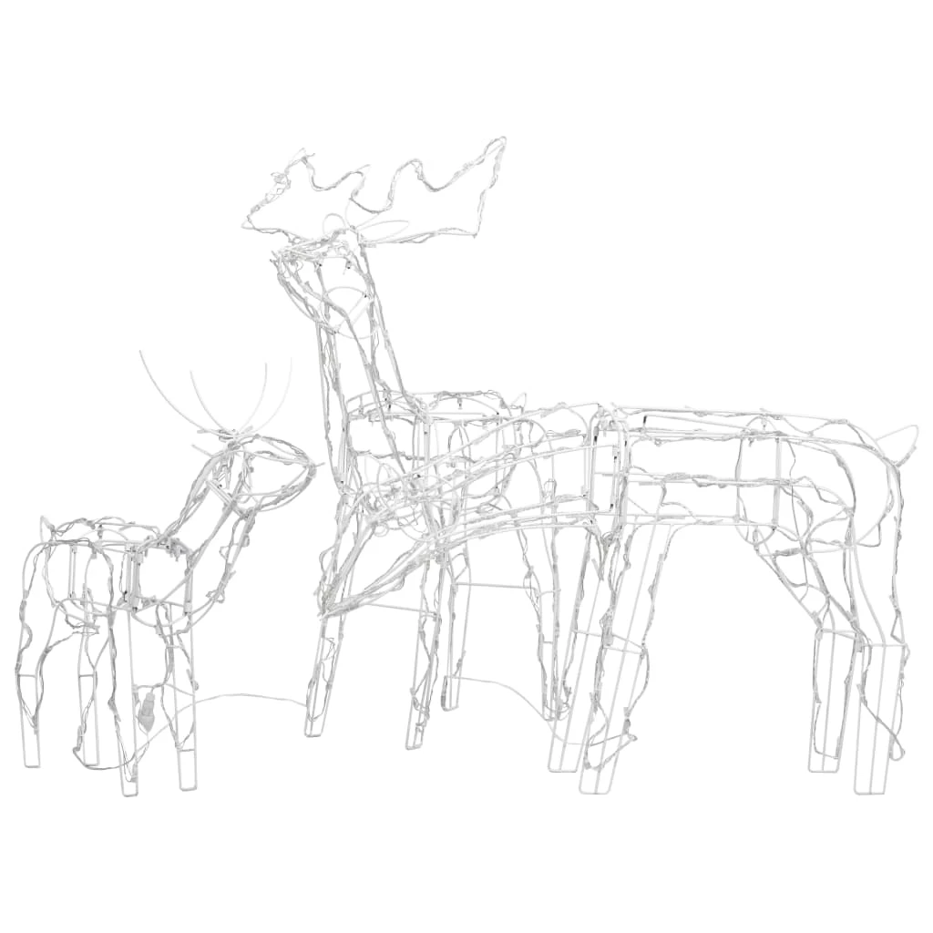 VidaXL Cordon Lumineux De Noël 3 Pcs Rennes 229 LED 2 VidaXL Cordon Lumineux De Noël 3 Pcs Rennes 229 LED – Image 2