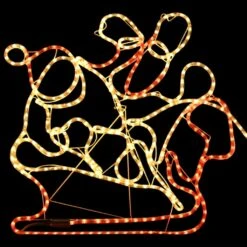 VidaXL Cordon Lumineux De Noël 6 Rennes XXL Et Traîneau 2160 LED 7 M -Homcom Boutique 8720286005804 5