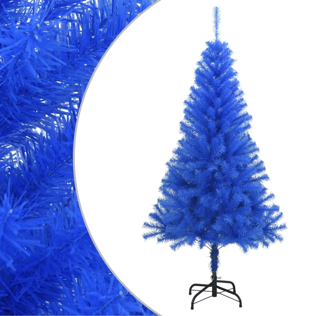 VidaXL Sapin De Noël Artificiel Avec Support Bleu 150 Cm PVC 2 VidaXL Sapin De Noël Artificiel Avec Support Bleu 150 Cm PVC – Image 2