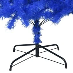 VidaXL Sapin De Noël Artificiel Avec Support Bleu 210 Cm PVC -Homcom Boutique 8720286014790 4