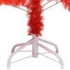 VidaXL Sapin De Noël Artificiel Avec Support Rouge 150 Cm PVC