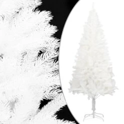 VidaXL Arbre De Noël Artificiel Aiguilles Réalistes Blanc 120 Cm