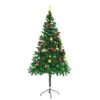 VidaXL Arbre De Noël Artificiel Avec Boules Et LED Vert 180 Cm