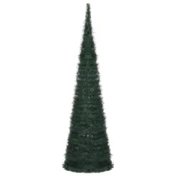 VidaXL Sapin De Noël Artificiel Avec Guirlandes Et LED Vert 150 Cm