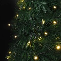 VidaXL Sapin De Noël Artificiel Avec Guirlandes Et LED Vert 180 Cm -Homcom Boutique 8720286017937 5