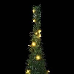 VidaXL Sapin De Noël Artificiel Avec Guirlandes Et LED Vert 210 Cm 10 VidaXL Sapin De Noël Artificiel Avec Guirlandes Et LED Vert 210 Cm -Homcom Boutique 8720286017944 4