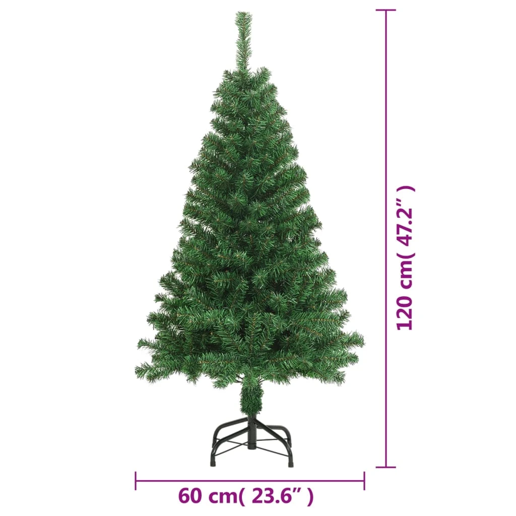 VidaXL Arbre De Noël Artificiel Avec Branches épaisses Vert 180 Cm PVC 4 VidaXL Arbre De Noël Artificiel Avec Branches épaisses Vert 180 Cm PVC – Image 4
