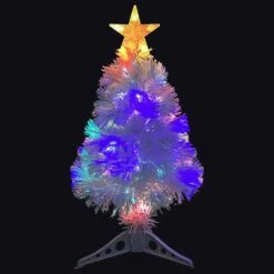 VidaXL Sapin De Noël Artificiel Avec LED Blanc 64 Cm Fibre Optique -Homcom Boutique 8720286361801 3