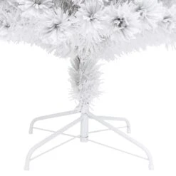 VidaXL Sapin De Noël Artificiel Avec LED Blanc 180 Cm Fibre Optique -Homcom Boutique 8720286361825 7