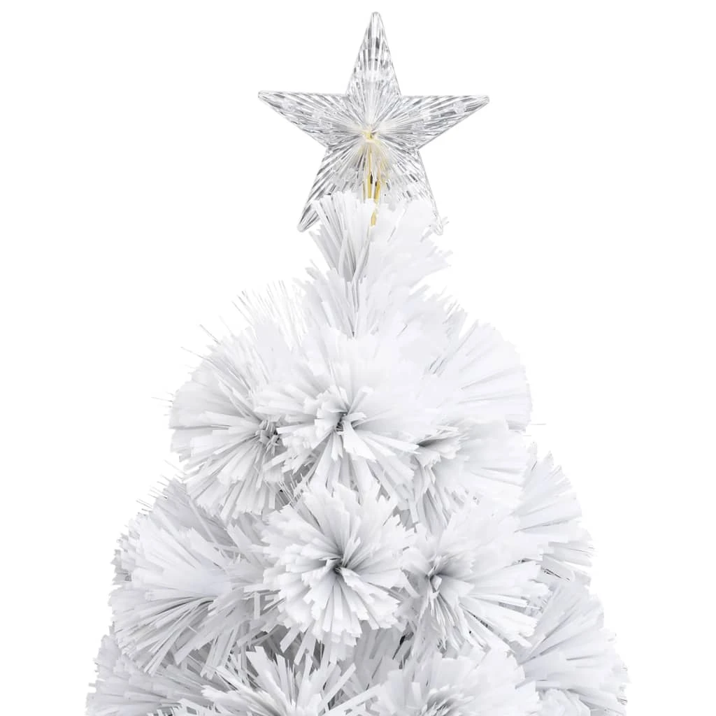 VidaXL Sapin De Noël Artificiel Avec LED Blanc 210 Cm Fibre Optique 5 VidaXL Sapin De Noël Artificiel Avec LED Blanc 210 Cm Fibre Optique – Image 5