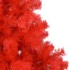 VidaXL Arbre De Noël Artificiel Avec LED Et Boules Rouge 120 Cm PVC