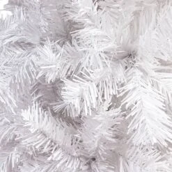 VidaXL Arbre De Noël Mince Avec LED Et Boules Blanc 120 Cm 9 VidaXL Arbre De Noël Mince Avec LED Et Boules Blanc 120 Cm -Homcom Boutique 8720286363676 3