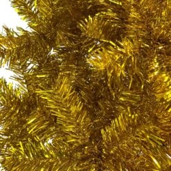 VidaXL Sapin De Noël étroit Doré 150 Cm -Homcom Boutique 8720286363911 3
