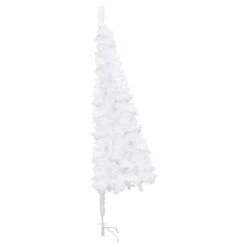 VidaXL Sapin De Noël Artificiel D'angle Blanc 180 Cm PVC -Homcom Boutique 8720286364499 3