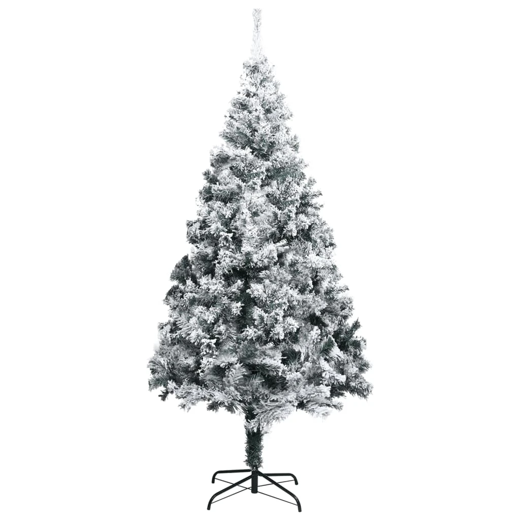 VidaXL Sapin De Noël Artificiel Avec Neige Floquée Vert 400 Cm PVC 1 VidaXL Sapin De Noël Artificiel Avec Neige Floquée Vert 400 Cm PVC