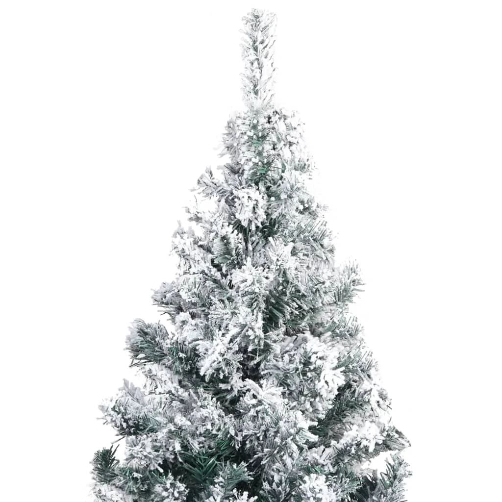 VidaXL Sapin De Noël Artificiel Avec Neige Floquée Vert 400 Cm PVC 4 VidaXL Sapin De Noël Artificiel Avec Neige Floquée Vert 400 Cm PVC – Image 4