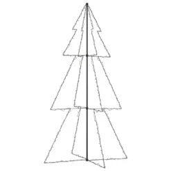 VidaXL Arbre De Noël Cône 300 LED D'intérieur/d'extérieur 120x220 Cm -Homcom Boutique 8720286434000 3