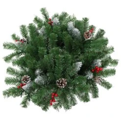 VidaXL Arbre De Noël Artificiel D'allée Avec LED Vert 40 Cm PVC -Homcom Boutique 8720286446171 3