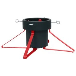 VidaXL Support De Sapin De Noël Vert Et Rouge 46x46x19 Cm