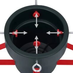 VidaXL Support De Sapin De Noël Vert Et Rouge 46x46x19 Cm -Homcom Boutique 8720286454305 4