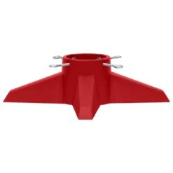 VidaXL Support De Sapin De Noël Rouge 55,5x55,5x15 Cm