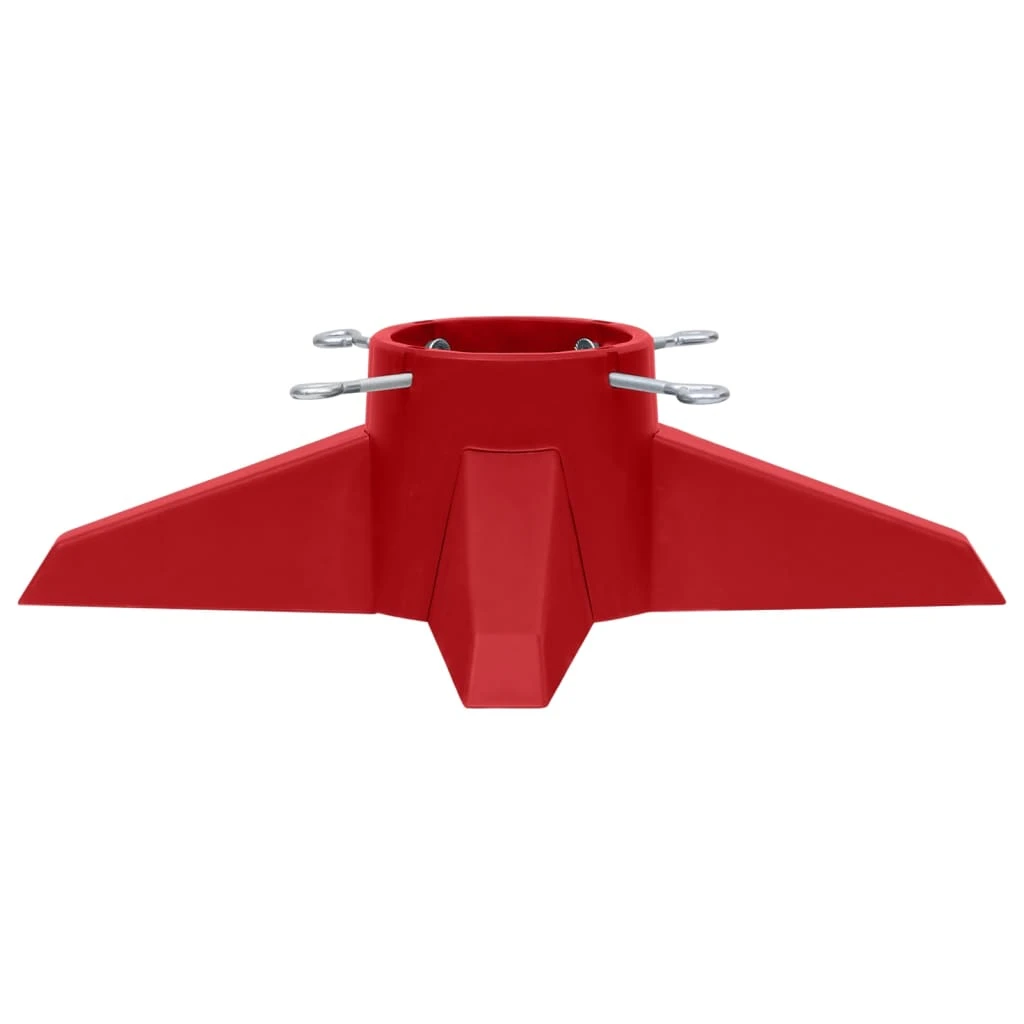 VidaXL Support De Sapin De Noël Rouge 55,5x55,5x15 Cm 1 VidaXL Support De Sapin De Noël Rouge 55,5x55,5x15 Cm