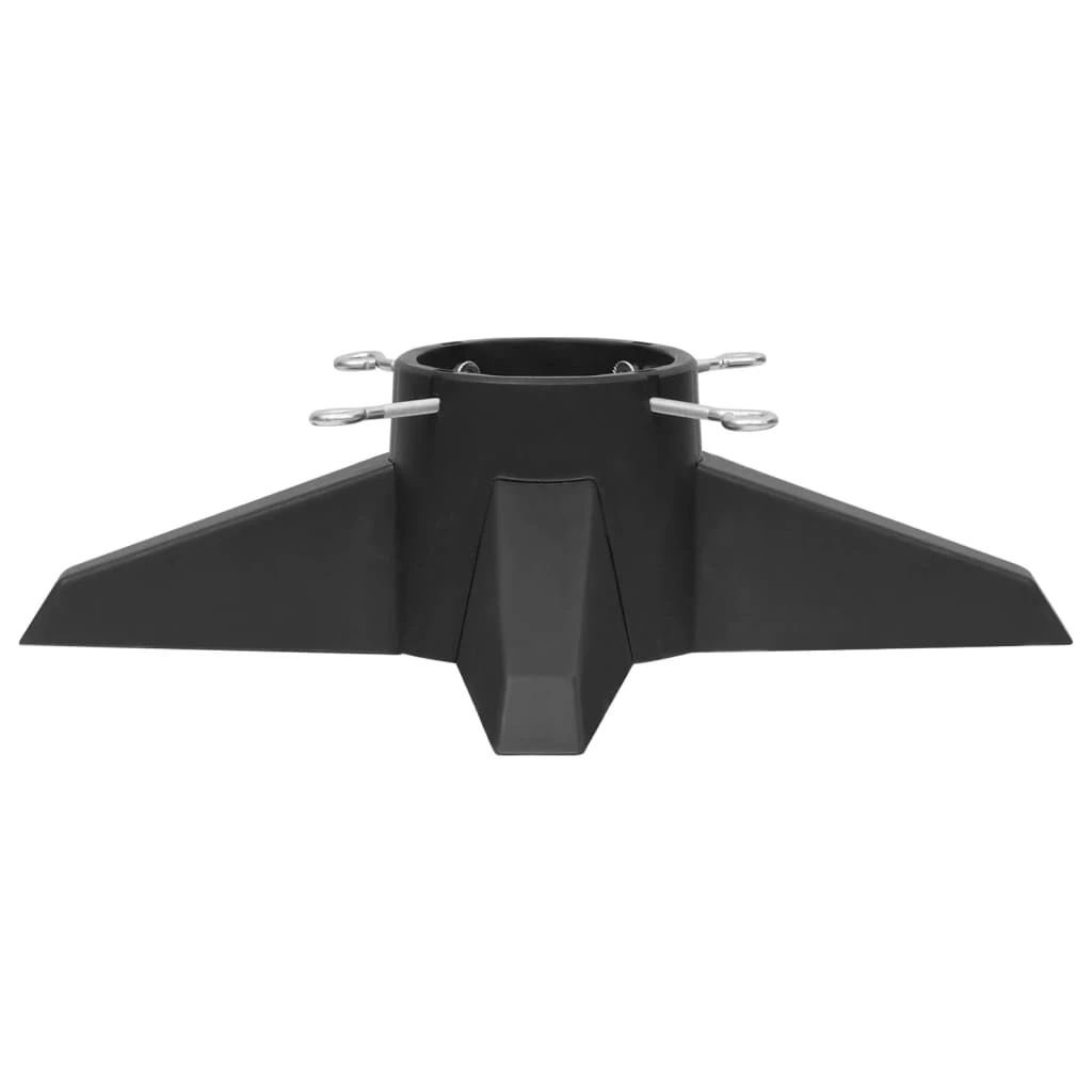 VidaXL Support De Sapin De Noël Gris 55,5x55,5x15 Cm 2 VidaXL Support De Sapin De Noël Gris 55,5x55,5x15 Cm – Image 2